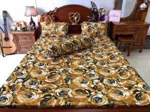 Drap thun hàn quốc hoa hồng 1m6