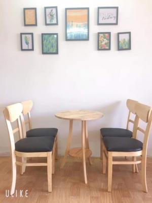 Thanh lý bộ bàn ghế cafe gỗ giá rẻ tphcm