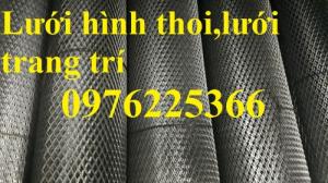 Lưới mắt cáo mạ kẽm, lưới kéo giãn mạ kẽm