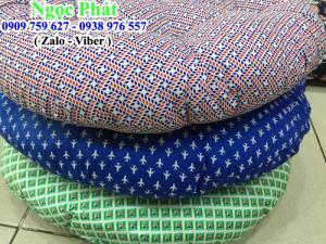 Nệm Ngồi Tròn Gòn. Nệm ngồi bệt .Đệm ngồi, đệm ngồi bệt, gối tựa sofa, gối tựa lưng.
