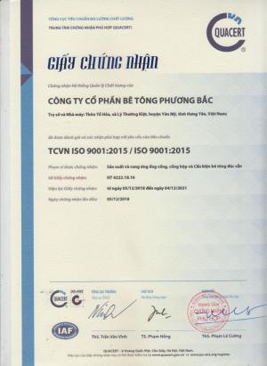 Chứng nhận TCVN ISO 9001:2015