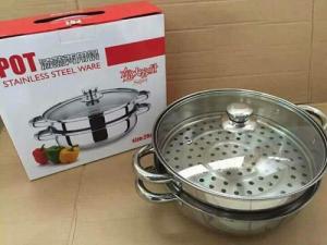 Nồi hấp inox 2 tầng Happycall ( 28cm )