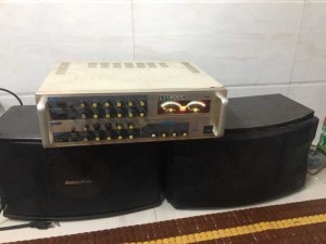 thanh lý cặp loa và amply nghe nhạc karaoke hay
