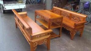 Bộ Bàn Ghế Trường Kỷ Gỗ Gụ