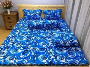 Drap hoa hồng thun hàn quốc