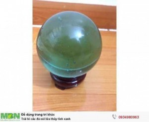 Trái bi cầu đá núi lửa thủy tinh xanh ( sỉ & lẻ ib )
