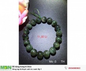 Vòng tay đá thạch anh tóc xanh Vip 1