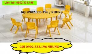 bàn nhà trẻ giá rẻ, bộ bàn ghế nhà trẻ