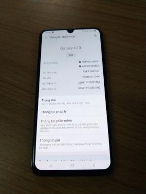 Samsung A70 chính hãng thegioididong đẹp keng