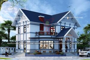 Biệt thự 2 tầng đẹp và đươn giản