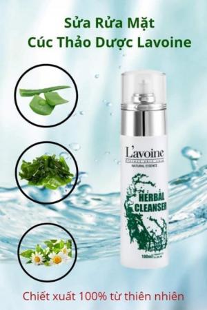 Sữa rửa mặt hoa cúc Herbal Cleanser L'avoine