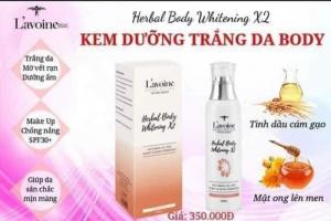 Thành phẩn công dụng Kem dưỡng trắng da toàn thân thảo dược cao cấp L’avoine
