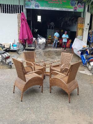 bàn ghế cafe ngoài trời giá rẻ