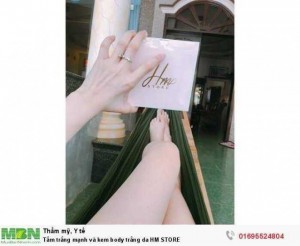 Tắm trắng Cao Cấp và kem body trắng da HM STORE