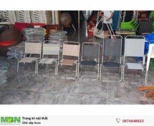 Ghế xếp inox