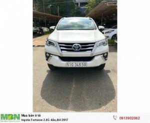 toyota Fortuner 2.4G dầu,đời 2017