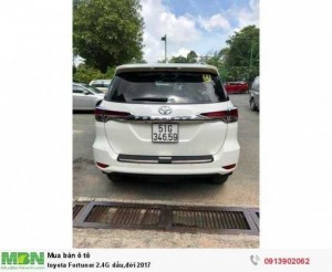 toyota Fortuner 2.4G dầu,đời 2017