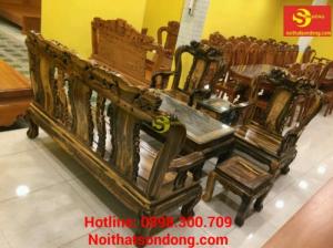 Bộ Bàn Ghế phòng khách cao cấp- Tay 10