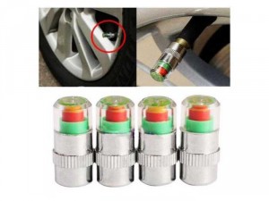 Bộ 4 Nút thông minh giúp cảnh báo áp suất lốp xe giúp đi xe an toàn