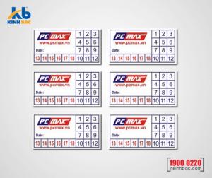 Combo 1000 nhãn decal vỡ với kích thước 1 cm chỉ