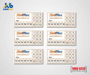 Combo 1000 nhãn decal vỡ với kích thước 1 cm chỉ