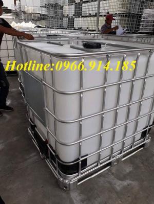 Tank nhựa cũ 1000l, bán bồn nhựa 1000l, thanh lí bồn cũ 1000l giá rẻ