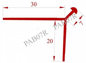 Độ dày lớp vữa tô/trát 7mm, 2 cánh 20mm x 30mm, góc hoàn thiện bo cạnh, màu trắng W01