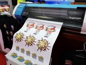 máy in và cắt decal, máy in decal sticker, máy in sticker, máy in áo thun