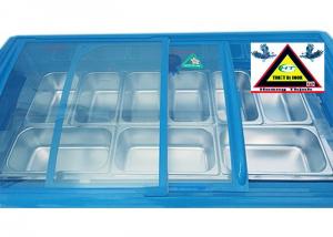 Khung khay , Quầy kem thạch inox âm bàn , để bàn giá rẻ