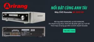 Đầu karaoke Arirang AR-3600 HD Khuyến mãi 2 micro Arirang AR-3.6C.