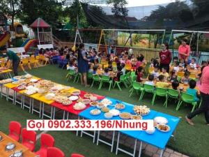 Bàn gỗ mầm non, bàn gỗ nhà trẻ, bàn ghế gỗ mầm non rẻ