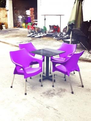 bàn ghế cafe sân vườn HGH893