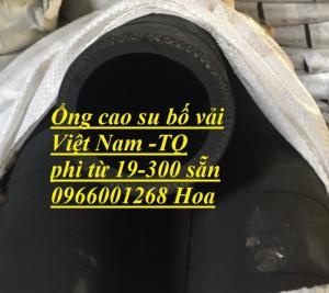 Ống cao su bố vải phi 100 phi 125 hàng Việt Nam ,Trung Quốc các loại giá rẻ