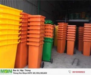 Thùng Rác Nhựa HDPE 60l,120l,240l,660l