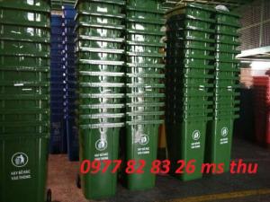 Nơi cung cấp các loại thùng rác, thùng rác 60l, 120l, 240l, 660l- lh 0977828326