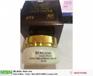 Kem trị Mụn - Thâm - Nám (BERGAMO) Luxury Gold
