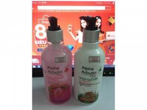 Sữa tắm Anpha Arbutin nhập khẩu từ Thái Lan 320ml