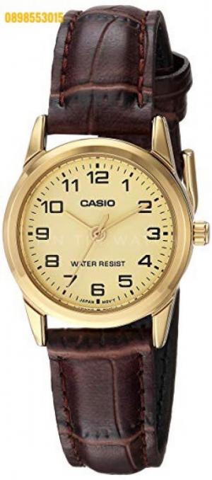 Đồng hồ nữ dây da - Đồng hồ nữ - Đồng hồ CASIO LTP - V001GL - 9BUDF