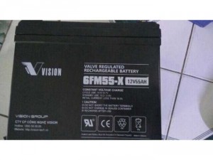 Ác Qui Vision 12v55Ah chính hãng bền đẹp