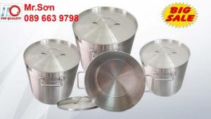 Nồi inox công nghiệp 304 dung tích lớn 100 lít