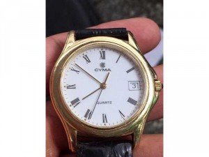 Đồng hộ thuỵ sĩ CYNA 18k gold ( vàng gần 1 cây)