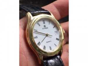 Đồng hộ thuỵ sĩ CYNA 18k gold ( vàng gần 1 cây)