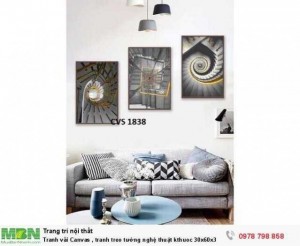 Tranh vải Canvas , tranh treo tường nghệ thuật kthuoc 30x60x3