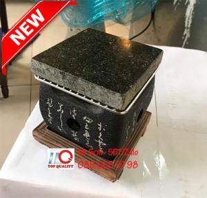 Bếp/Lò nướng than kiểu Nhật Bản nướng bằng miếng đá nóng giữ nhiệt tại bàn Phú Quốc