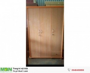 Tủ gỗ Okal 3 cánh