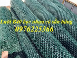 Lưới b40 bọc nhựa làm sân tennis