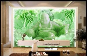 Tranh 3d phật di lặc- gạch tranh 3d