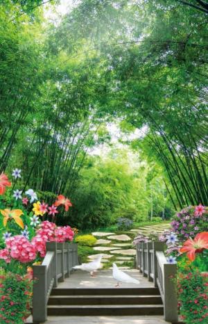 Gạch tranh 3d tranh tre Việt Nam