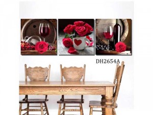 Tranh treo tường 3 bức nghệ thuật DH2518A