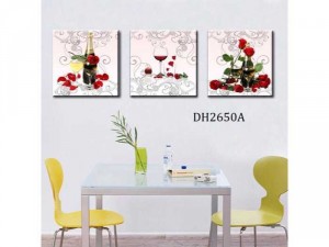 Tranh treo tường 3 bức nghệ thuật DH2518A
